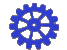 Blue Tumbling Cog